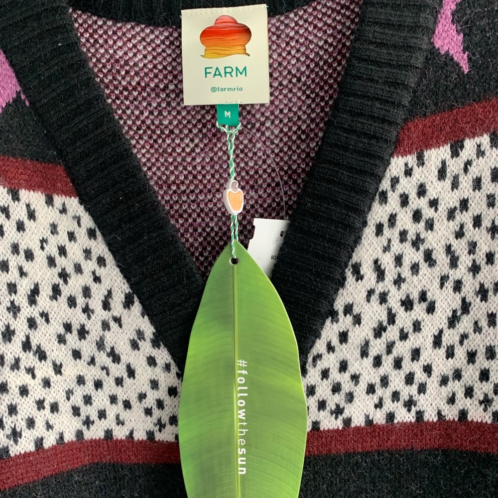 Farm Rio Mix Print Cardigan - Picture 9 of 16